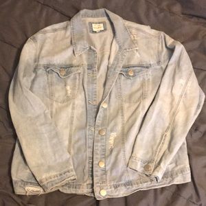 Distressed Denim Jacket